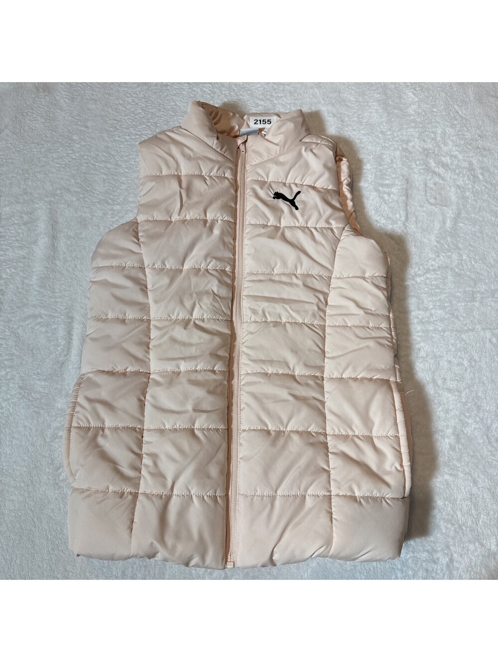 Puma Girl's Puffer Vest Size M 10-12  Pink (2155)